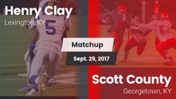 Matchup: Henry Clay High vs. Scott County  2017