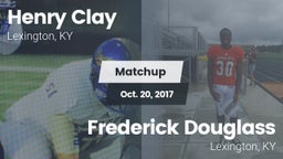 Matchup: Henry Clay High vs. Frederick Douglass 2017