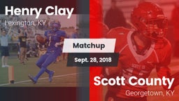 Matchup: Henry Clay High vs. Scott County  2018