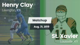 Matchup: Henry Clay High vs. St. Xavier  2019