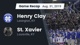 Recap: Henry Clay  vs. St. Xavier  2019