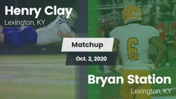 Matchup: Henry Clay High vs. Bryan Station  2020