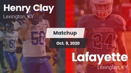 Matchup: Henry Clay High vs. Lafayette  2020