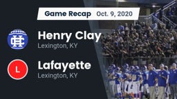 Recap: Henry Clay  vs. Lafayette  2020