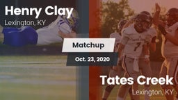 Matchup: Henry Clay High vs. Tates Creek  2020