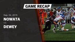 Recap: Nowata  vs. Dewey  2015