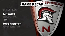 Recap: Nowata  vs. Wyandotte  2016