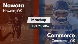 Matchup: Nowata vs. Commerce  2016
