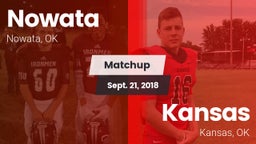 Matchup: Nowata vs. Kansas  2018