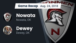 Recap: Nowata  vs. Dewey  2018