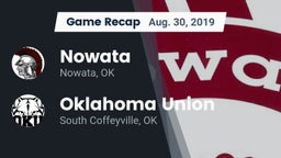 Recap: Nowata  vs. Oklahoma Union  2019