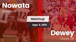 Matchup: Nowata vs. Dewey  2019