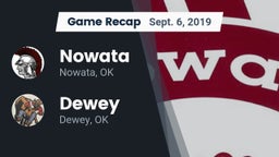 Recap: Nowata  vs. Dewey  2019