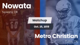 Matchup: Nowata vs. Metro Christian  2019