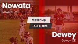 Matchup: Nowata vs. Dewey  2020