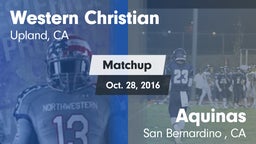 Matchup: Western Christian vs. Aquinas   2016