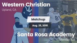 Matchup: Western Christian vs. Santa Rosa Academy 2018