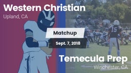 Matchup: Western Christian vs. Temecula Prep  2018