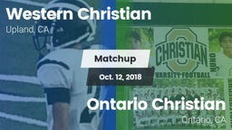 Matchup: Western Christian vs. Ontario Christian  2018