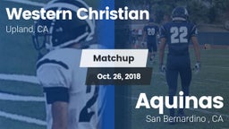 Matchup: Western Christian vs. Aquinas   2018