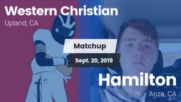 Matchup: Western Christian vs. Hamilton  2019