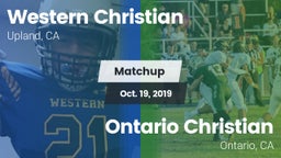 Matchup: Western Christian vs. Ontario Christian  2019
