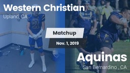 Matchup: Western Christian vs. Aquinas   2019