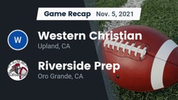 Recap: Western Christian  vs. Riverside Prep  2021