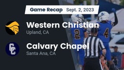 Recap: Western Christian  vs. Calvary Chapel  2023