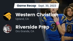 Recap: Western Christian  vs. Riverside Prep  2023