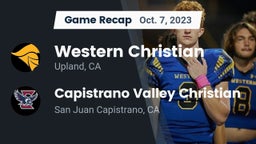 Recap: Western Christian  vs. Capistrano Valley Christian  2023