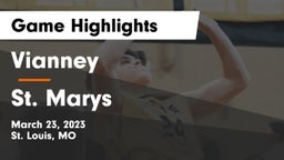 Vianney  vs St. Marys Game Highlights - March 23, 2023