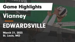 Vianney  vs EDWARDSVILLE Game Highlights - March 21, 2023