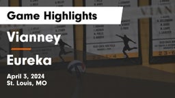 Vianney  vs Eureka  Game Highlights - April 3, 2024