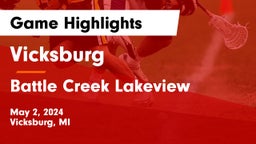 Vicksburg  vs Battle Creek Lakeview  Game Highlights - May 2, 2024