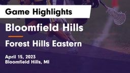 Bloomfield Hills  vs Forest Hills Eastern  Game Highlights - April 15, 2023