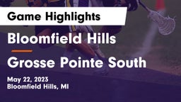 Bloomfield Hills  vs Grosse Pointe South  Game Highlights - May 22, 2023