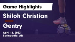 Shiloh Christian  vs Gentry Game Highlights - April 12, 2022