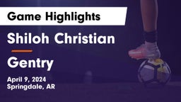 Shiloh Christian  vs Gentry Game Highlights - April 9, 2024
