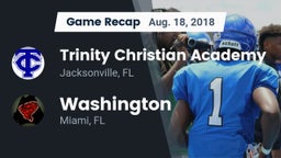 Recap: Trinity Christian Academy vs. Washington  2018