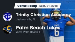 Recap: Trinity Christian Academy vs. Palm Beach Lakes  2018