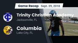 Recap: Trinity Christian Academy vs. Columbia  2018