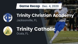Recap: Trinity Christian Academy vs. Trinity Catholic  2020