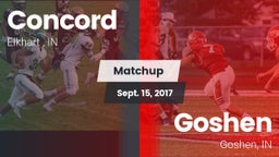 Matchup: Concord  vs. Goshen  2017