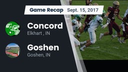 Recap: Concord  vs. Goshen  2017