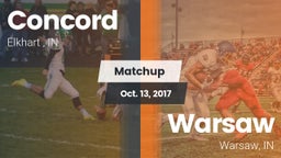 Matchup: Concord  vs. Warsaw  2017