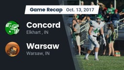 Recap: Concord  vs. Warsaw  2017