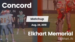 Matchup: Concord  vs. Elkhart Memorial  2018