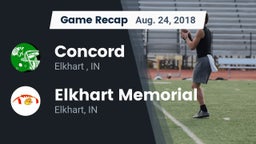 Recap: Concord  vs. Elkhart Memorial  2018