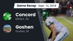Recap: Concord  vs. Goshen  2018